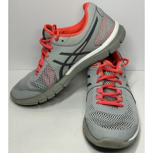 Asics Womens Gel Craze TR 4 S755N Gray Orange Running Shoes Sneakers Size 7.5 US